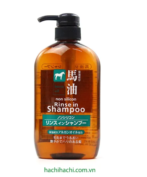 Horse Oil Rinse-in Shampoo 600ml