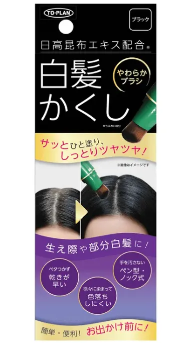 Tokyo Kikaku Hidaka Gray Hair Cover Black